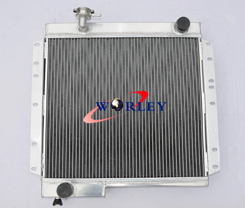 3 Row Aluminum Radiator & Fan for Toyota Land Cruiser BJ40 BJ42 (1975-1984)