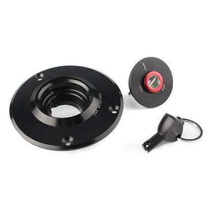 Fuel Filler Cover Gas Tank Cap w/Key for Kawasaki Z750/Z1000/ZX-6R (2003-2006)