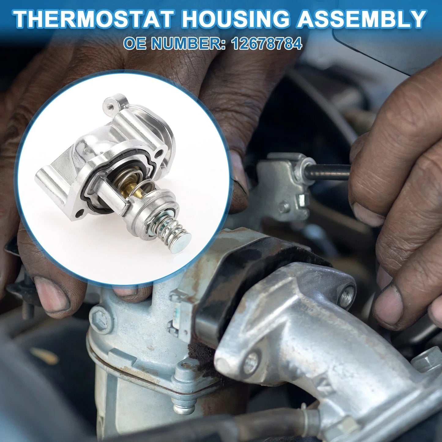 Engine Coolant Thermostat Housing for Chevrolet Camaro (2010-2015)