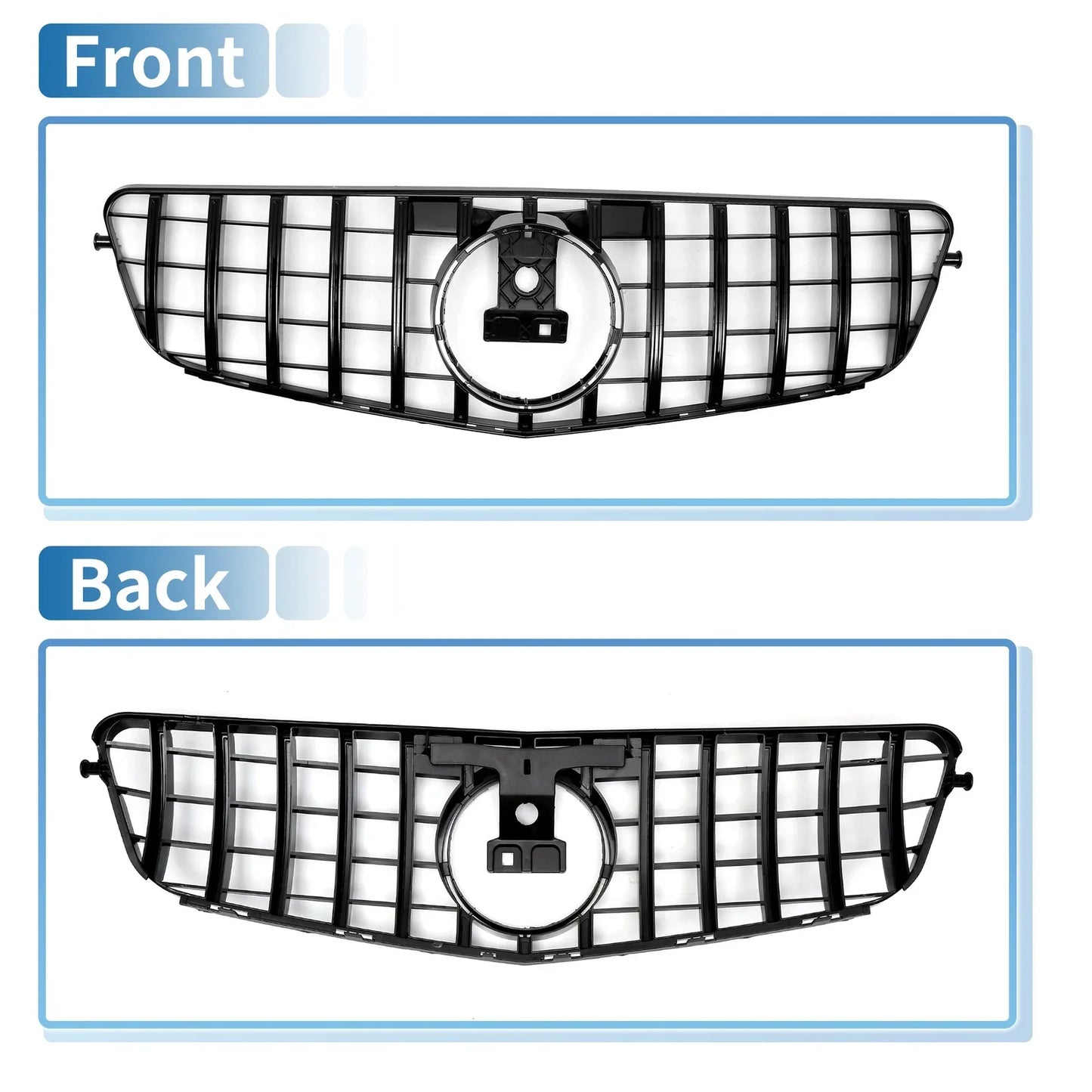 Front Upper Bumper Grille for Mercedes-Benz C180 (2015-2020)