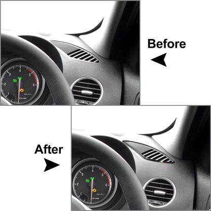 Black Side Air Vent Outlet Cover Trim for Alfa Romeo 159 Brera Spider