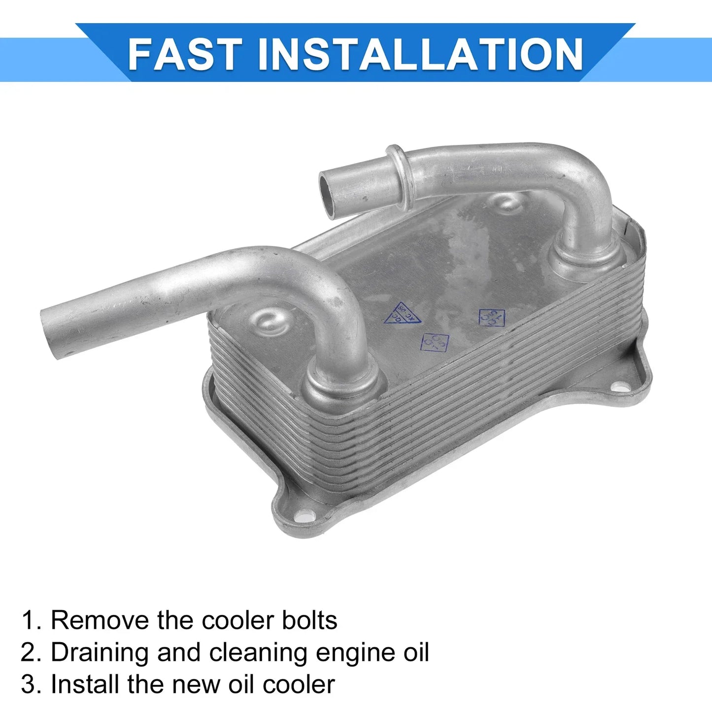 Engine Oil Cooler with Seals for Mercedes-Benz C240 (2001-2005)