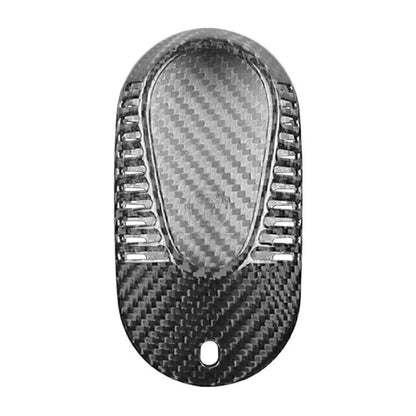 Carbon Fiber Key Fob Case Cover for Mercedes Benz S Class S400 S450L (2021)
