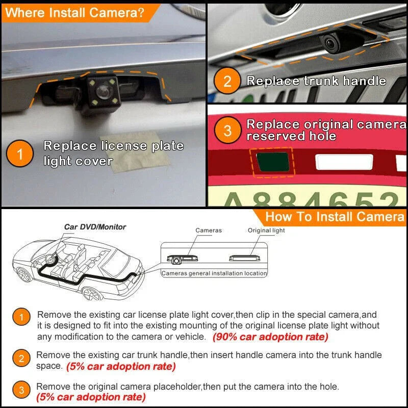 Rear View Backup Camera for Dodge Durango (2011���2013)