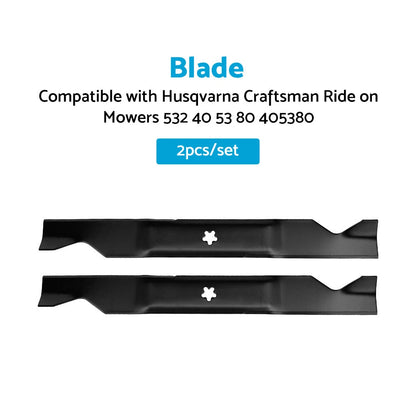 46" Blades for Husqvarna Craftsman Ride-On Mowers