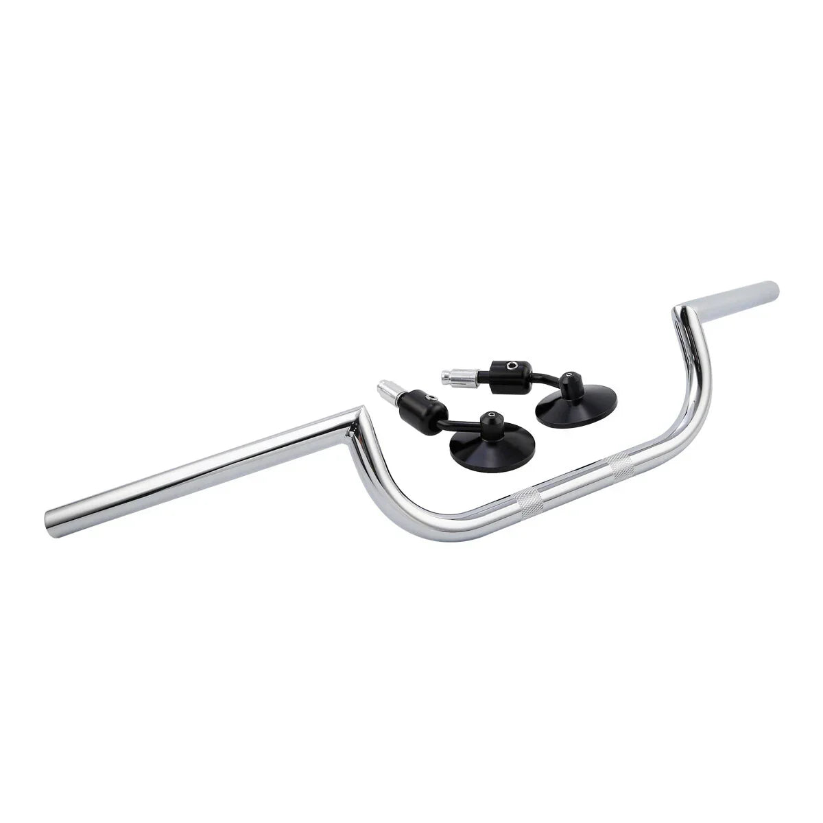 Chrome 7/8" Handlebar & Rear-View Mirrors for Yamaha Cafe Racer