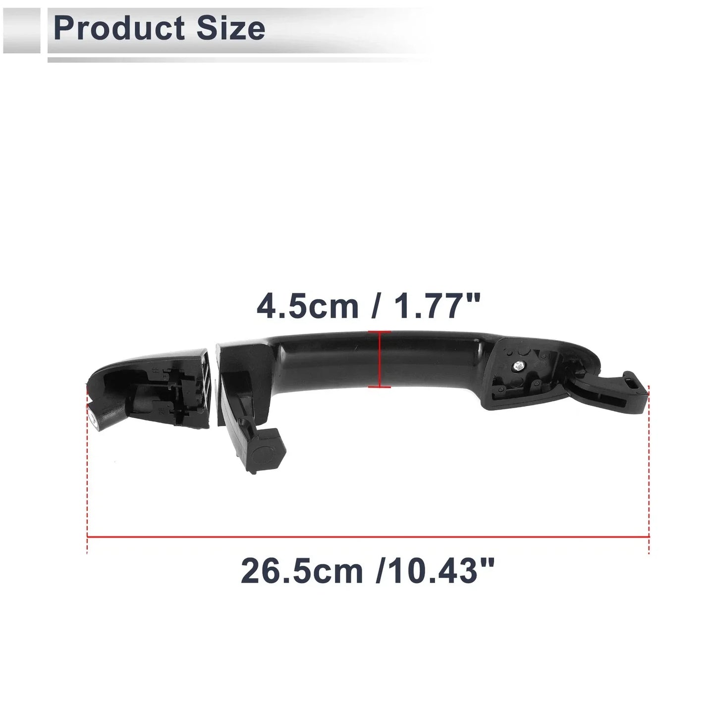 Front Right Exterior Door Handle for Hyundai Santa Fe (2007-2012)