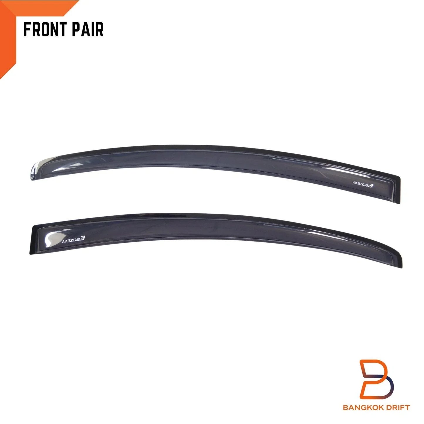Weather Shield Window Visor Rain Guard for Mazda 3 BK Sedan (2003-2009)