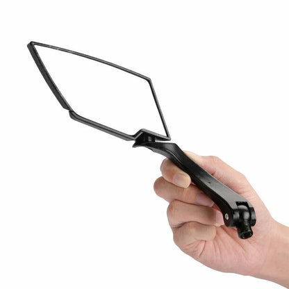 Black Motorcycle Bar End Mirrors for Universal Motorbike & Scooter