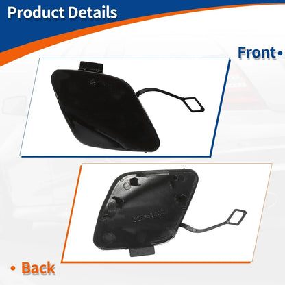 Front Bumper Tow Hook Cover for Mercedes S W222 (2014-2020) Ruby Black