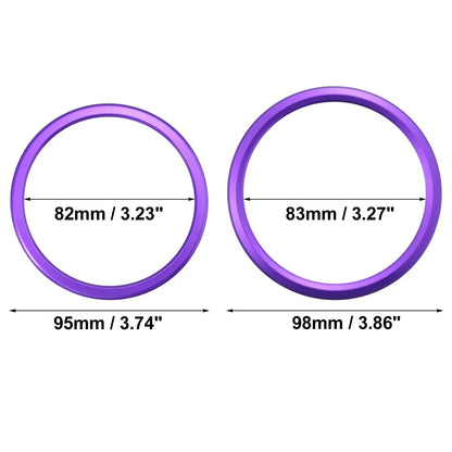 4 x AC Outer Vent Rings Trim Covers for Chevrolet Camaro (2016-2020) Purple