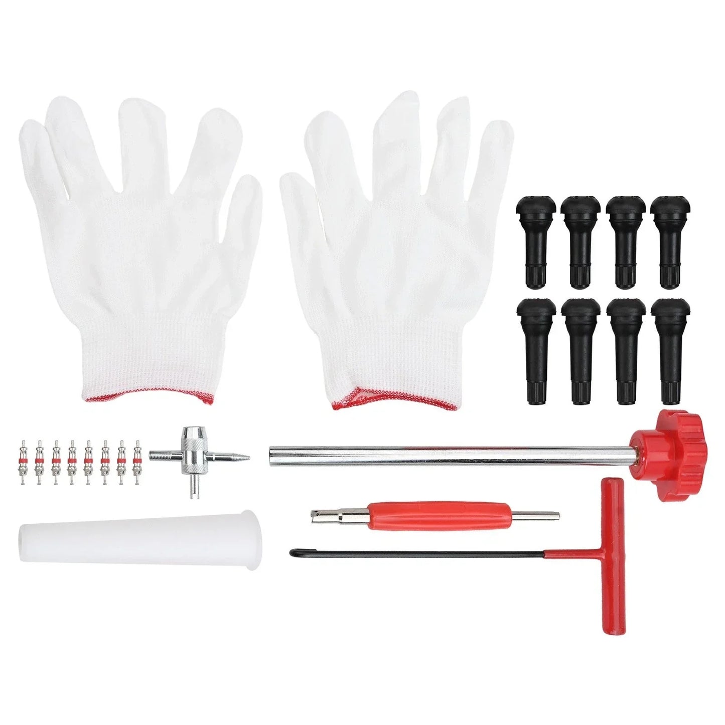 22-Piece Tire Valve Tool Set for Vehicle Maintenance