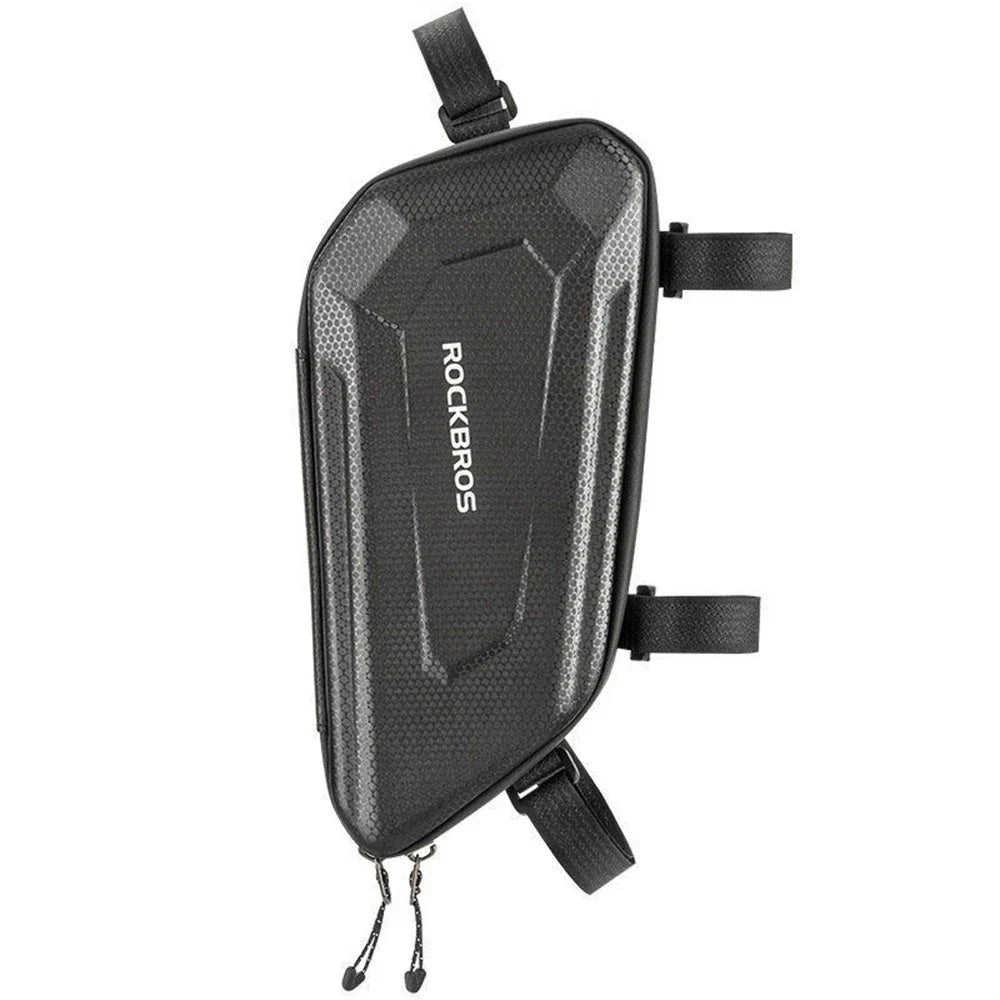 1.5L Hard Shell Side Storage Bags for Motorcycle - Left & Right - Black