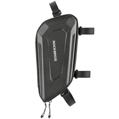 1.5L Hard Shell Side Storage Bags for Motorcycle - Left & Right - Black