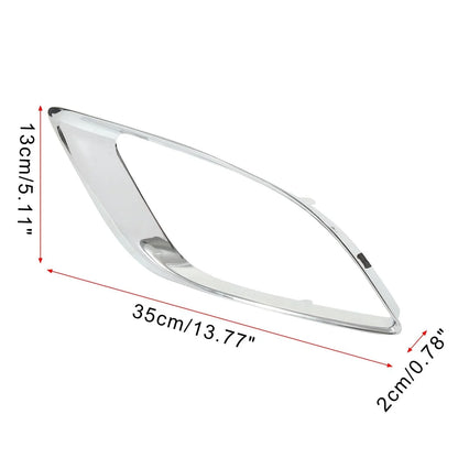 Front Left Fog Light Grille Cover for Dodge Durango (2014-2018)