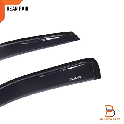 Door Visors Weathershields for Holden Colorado RC Dual Cab (2008-2012)
