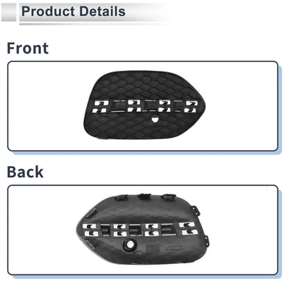 Front Right Fog Light Grill for Mercedes-Benz GLE350 (2016-2023) Black