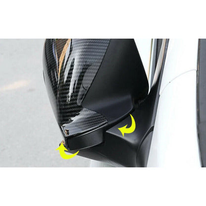 2 x Exterior Mirror Cover Caps for Honda CR-V 2012-2020