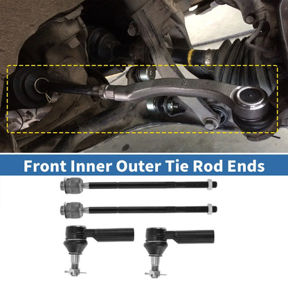 4pcs Tie Rod End Links for Dodge Ram 1500 (2011-2015)