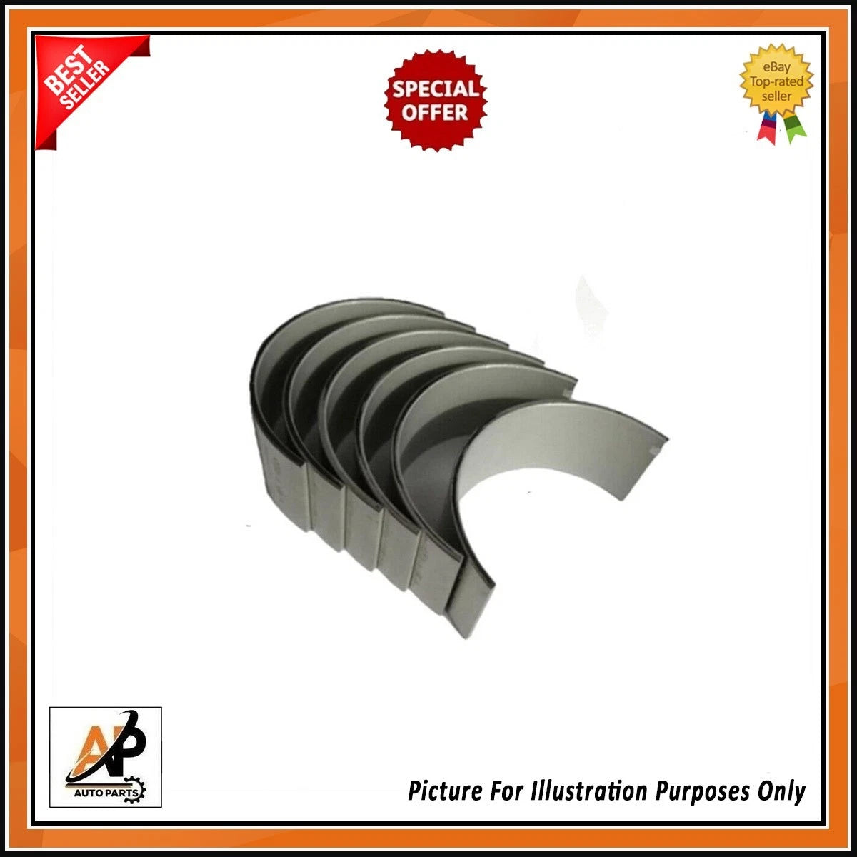 Big End Bearings Set Replacement for Vauxhall Movano B 2.3 DCI (2010–2019)