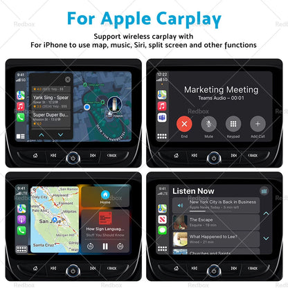 Wireless USB CarPlay Adapter for Apple iOS Auto Navigation