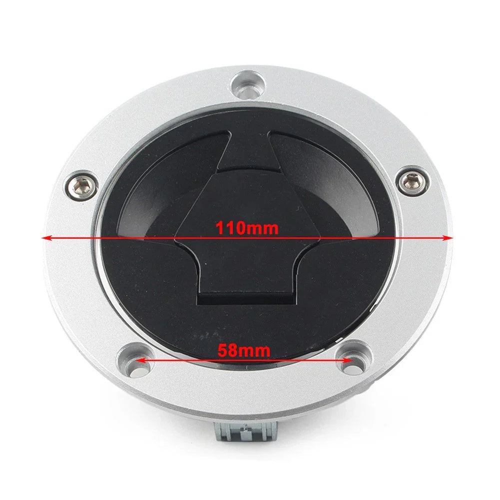 Fuel Gas Tank Cap Cover Lock Keys for Kawasaki Ninja ZX6R (2007-2008)