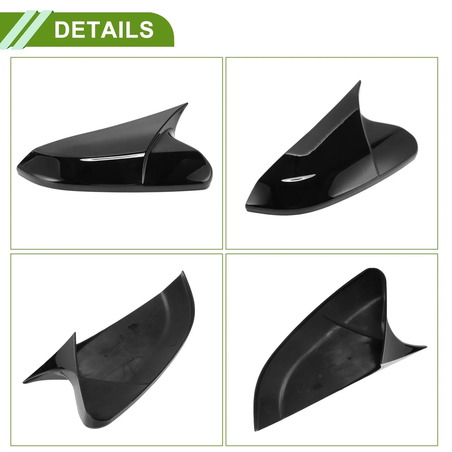 Left Right Side Mirror Cover Caps for Honda 10th Gen (2016-2021)