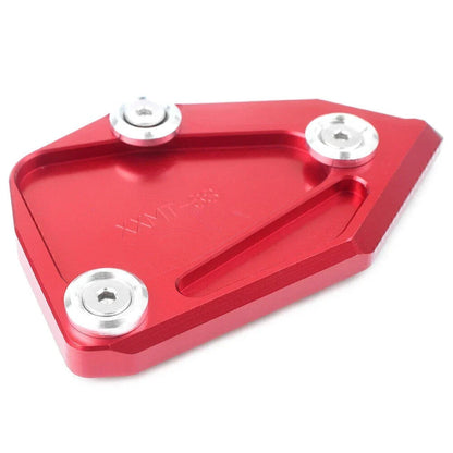 Kickstand Foot Side Stand Extension Pad for BMW C650 GT (2012-2016) RED