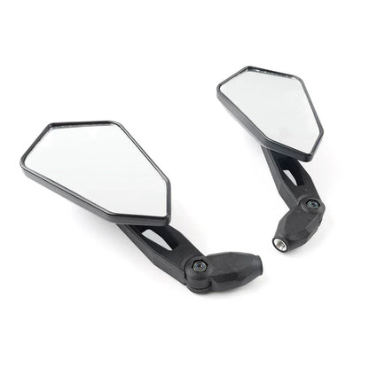 Motorcycle Enduro Rear View Side Mirrors 10mm for Cruiser Chopper ATV