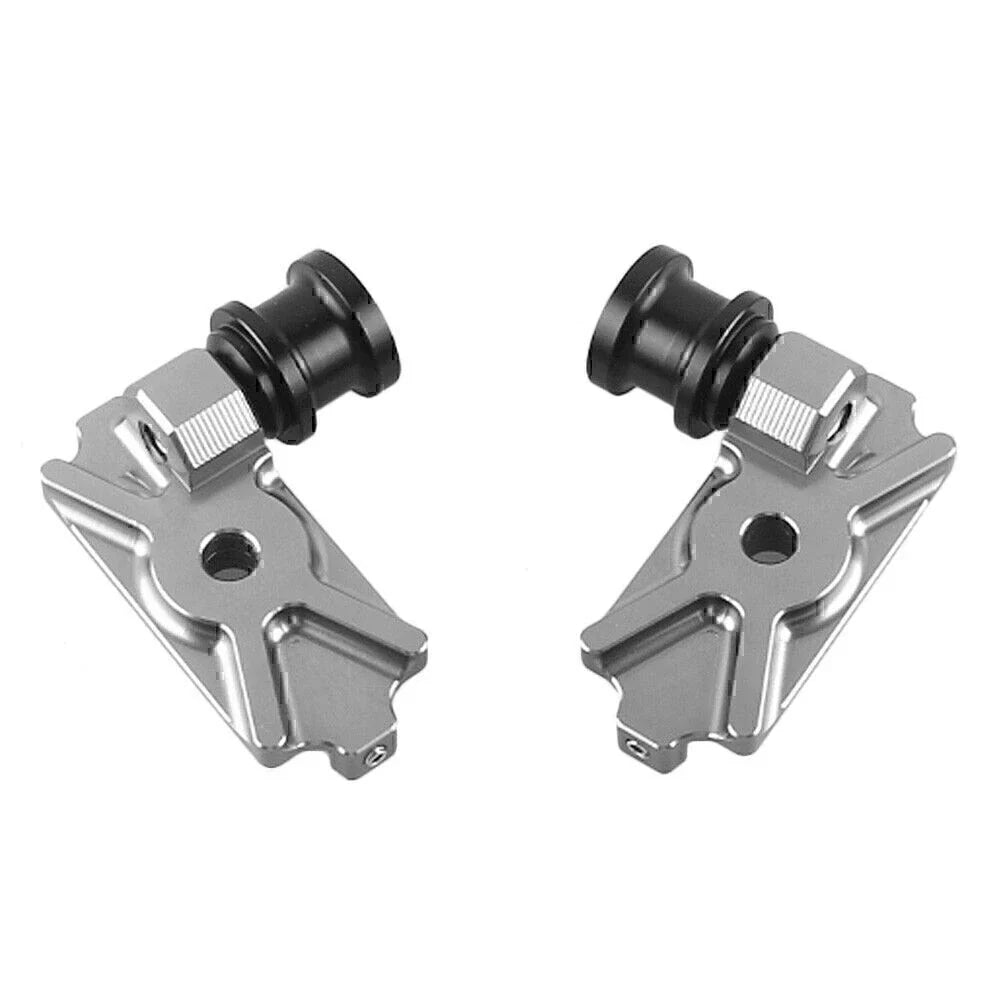 Grey CNC Swingarm Spool Adapters for Honda CBR250 (2011-2013)