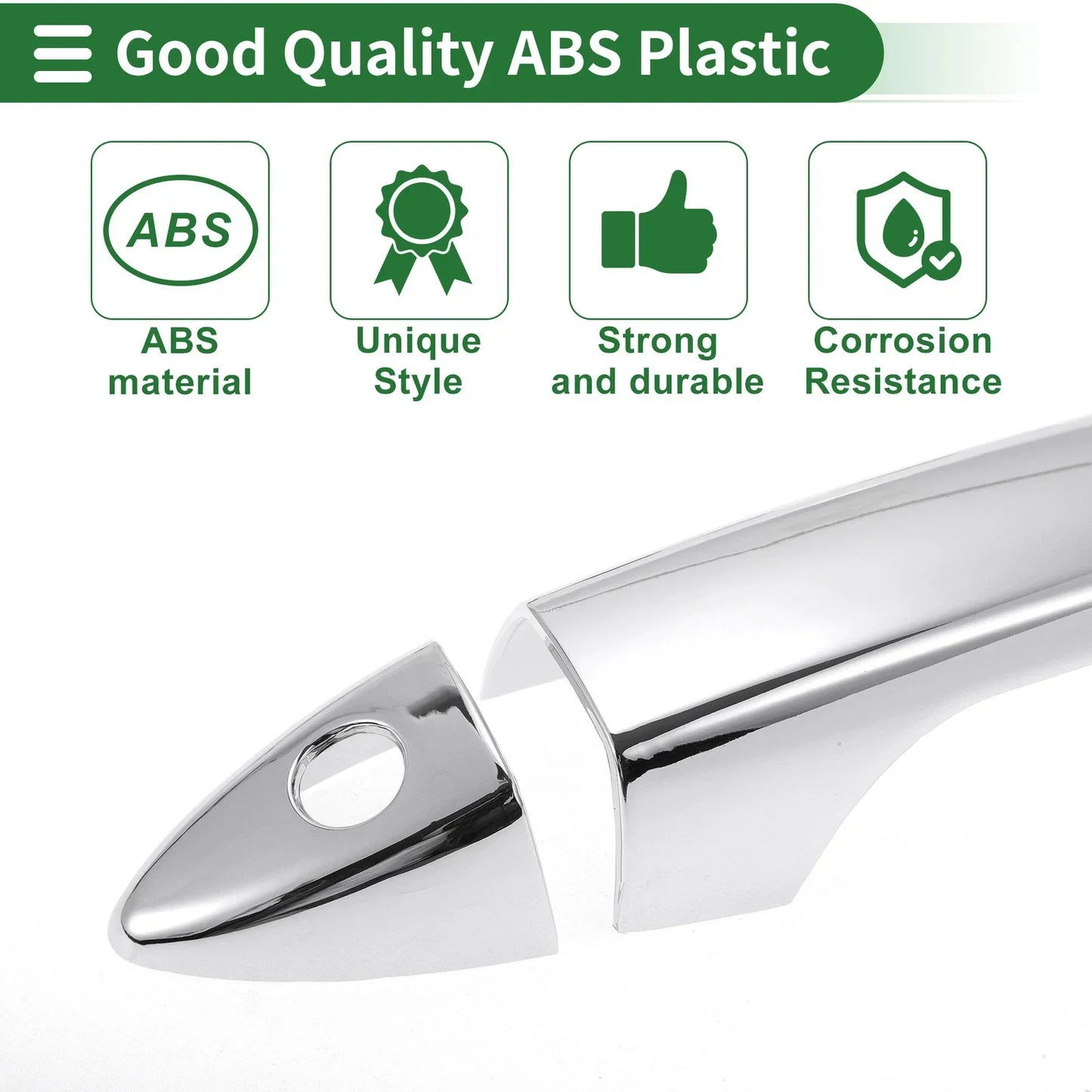 Car Door Handle Cover Trim for Honda Accord (2018-2023) Silver Tone