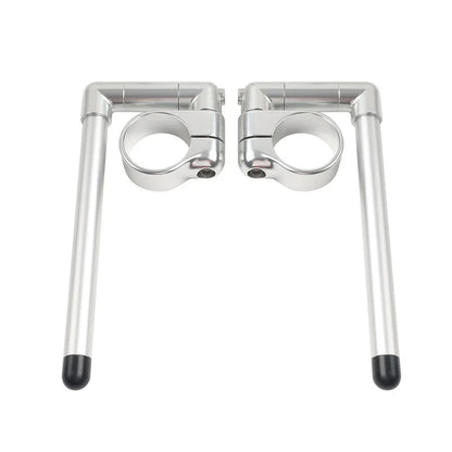 58MM Clip-On Handlebar for Universal Cafe Racer Motor - Silver