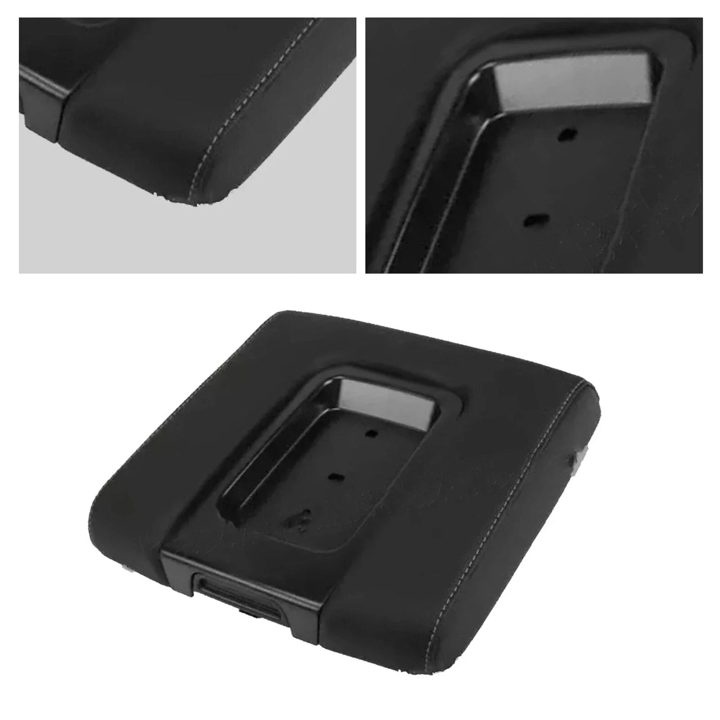 Black Middle Seat Console Armrest Lid for 2014-2017 Silverado Sierra