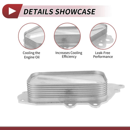 Engine Oil Cooler for Mercedes-Benz A-Class W169 2004-2012 2.0L 1 x Pcs