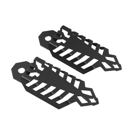 Universal Fork Dust Shock Absorber Spring Covers for Motorcycle ATV - Black