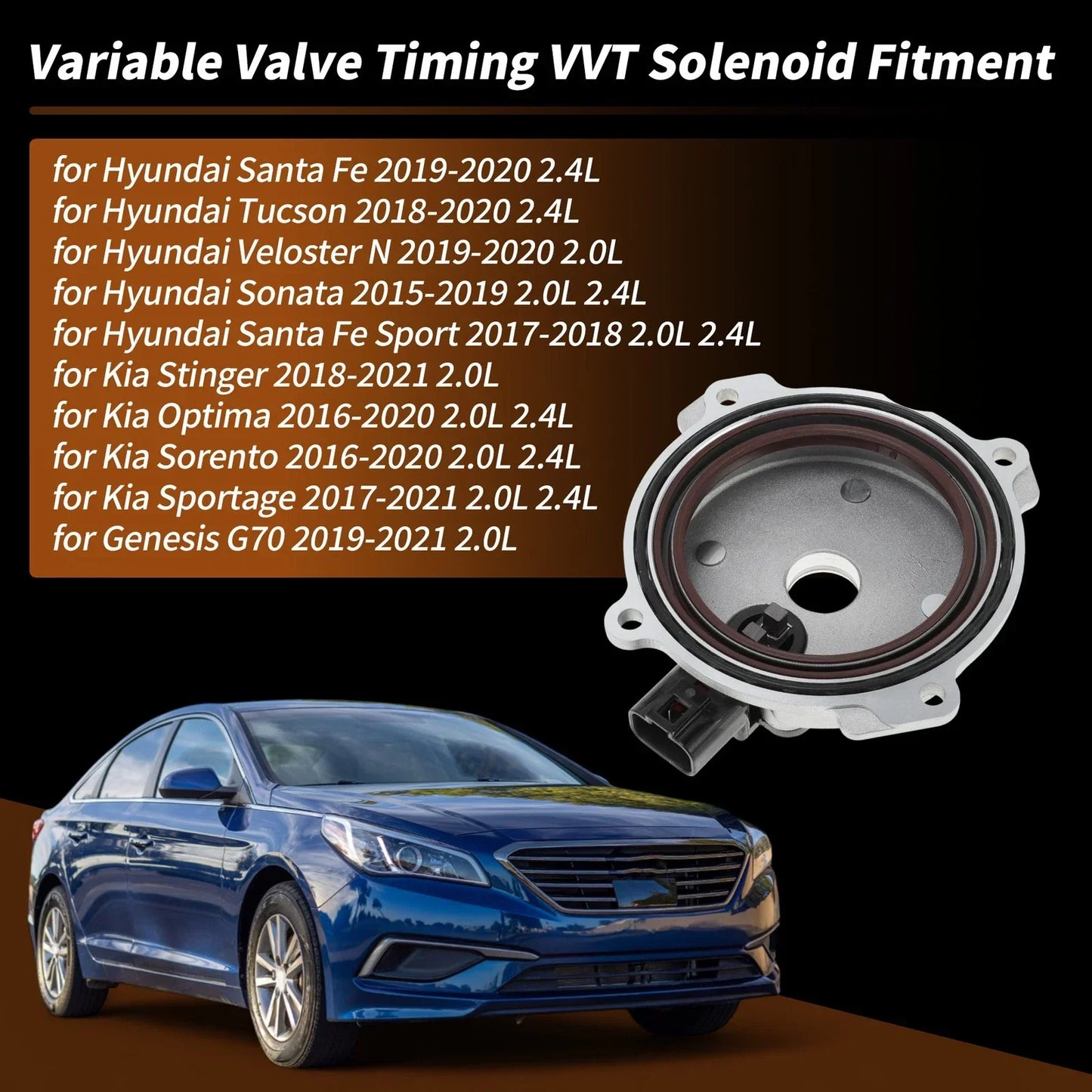 VVT Engine Variable Valve Timing Solenoid for Hyundai Kia (2011-2016)