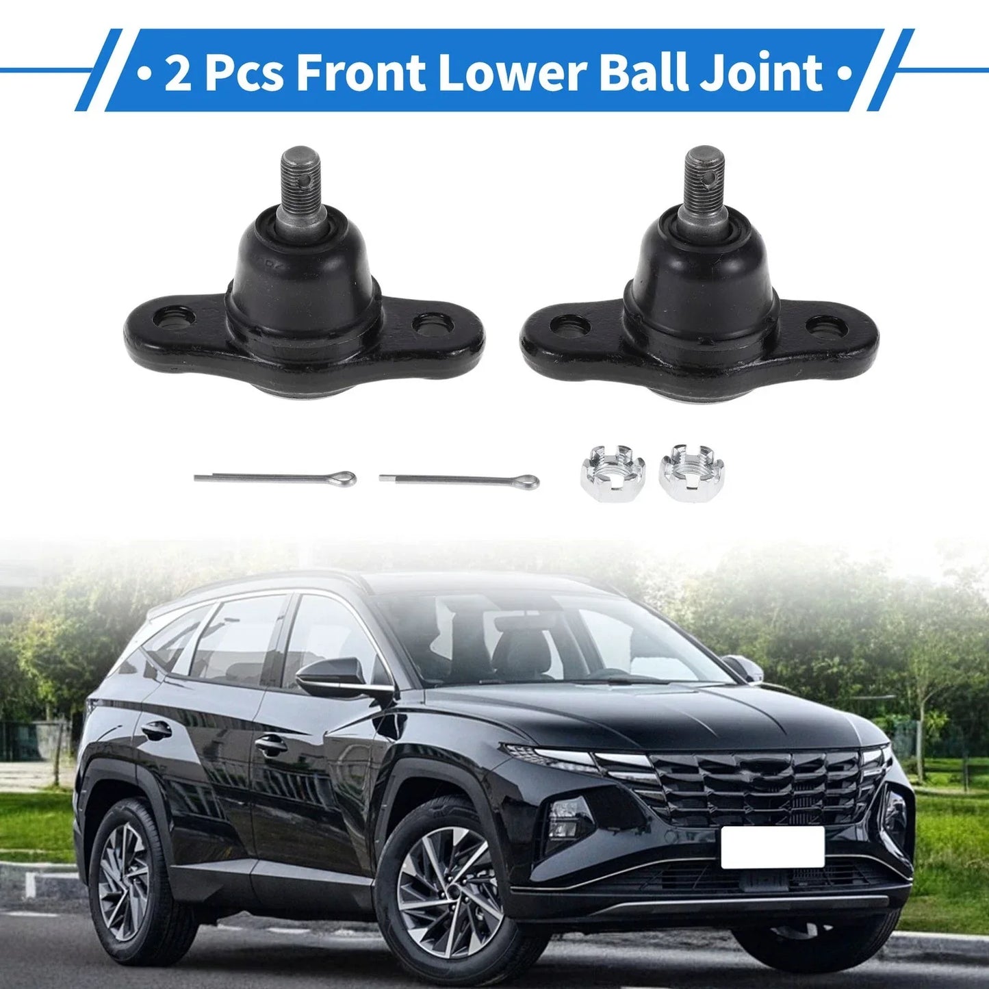 2 x Front Lower Ball Joints for Hyundai Elantra (2005-2011)