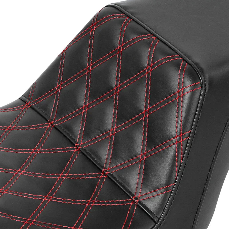 Driver Passenger Seat for Harley Dyna Fat Bob FXDF Low Rider FXDL (2006-2017)