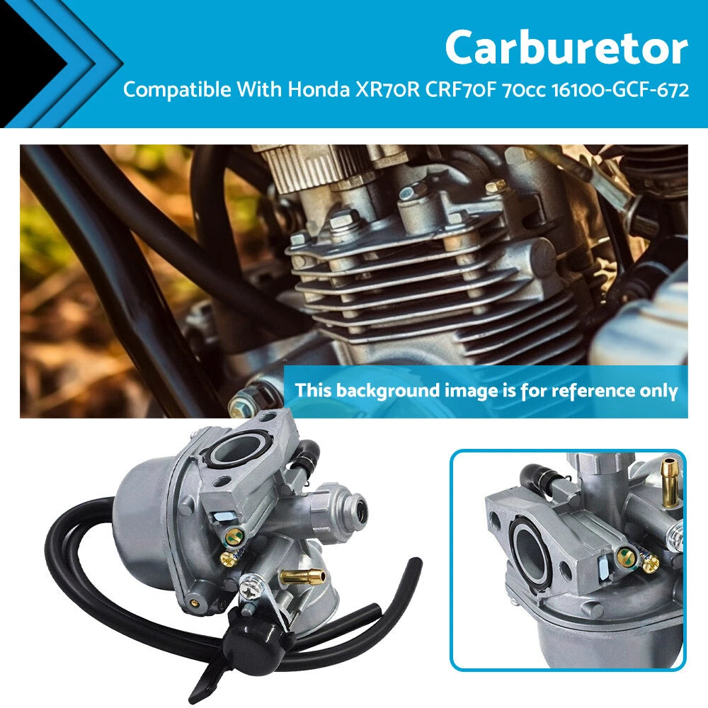 Carburetor for Honda XR70R CRF70F 70cc (1997-2004)