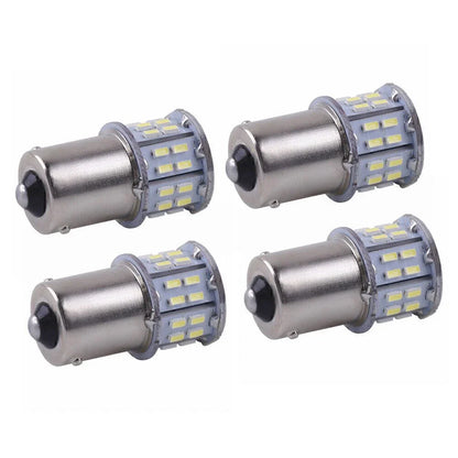 4 x 1156 LED White Turn Brake Tail Indicator Bulbs for Car (No Year Specified)
