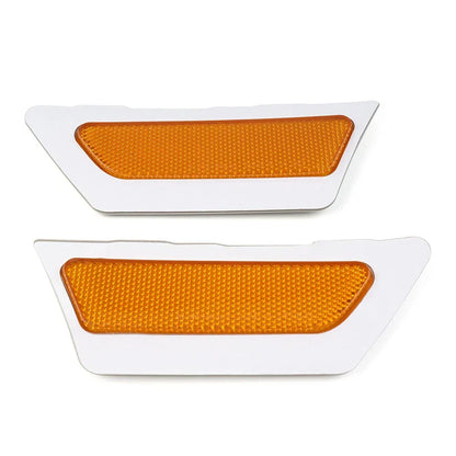 Front Bumper Reflector Side Marker Lights  Yellow for Audi A4 (2017-2019)