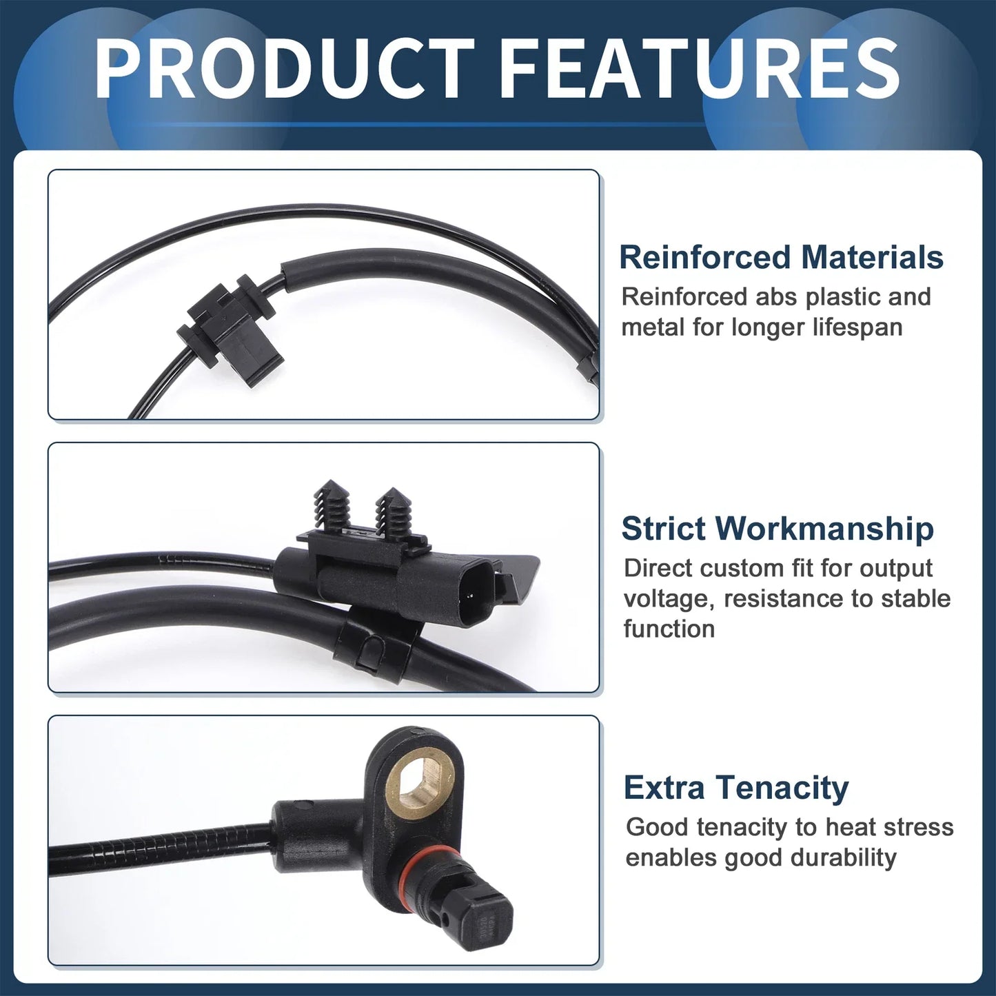ABS Wheel Speed Sensor for Dodge Journey Sport Utility (2009-2020)