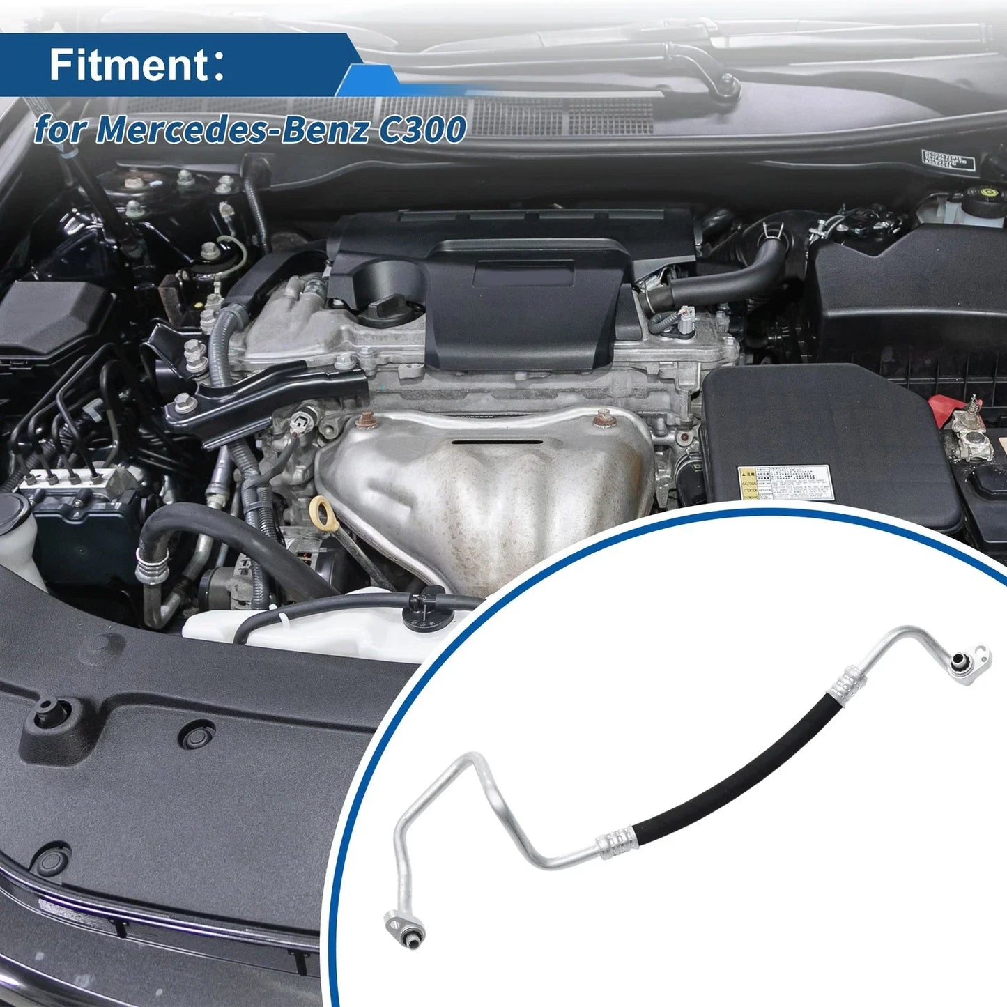 A/C Refrigerant Liquid Hose for Mercedes-Benz C300 (2015-2021)