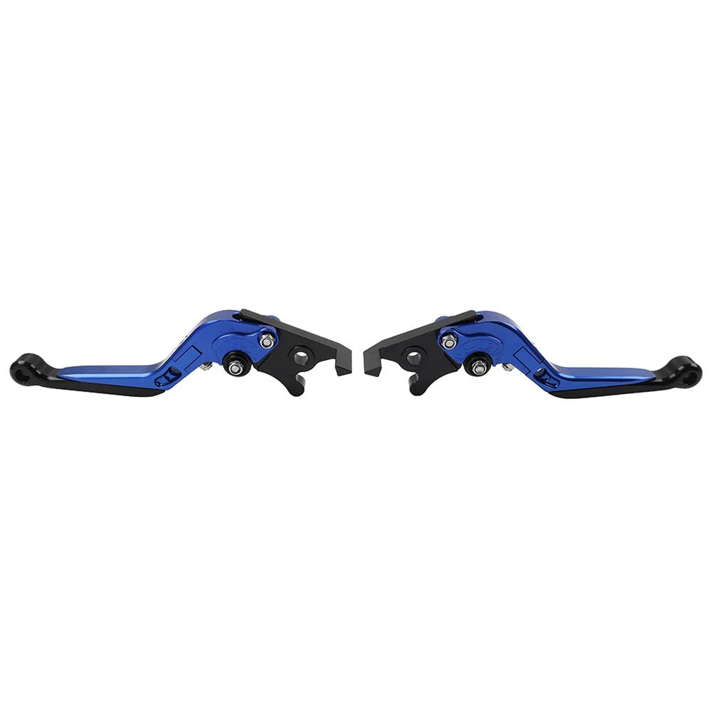 CNC Blue Extendable Brake Clutch Levers for Kawasaki ZX636R ZX6RR (2005-2006)