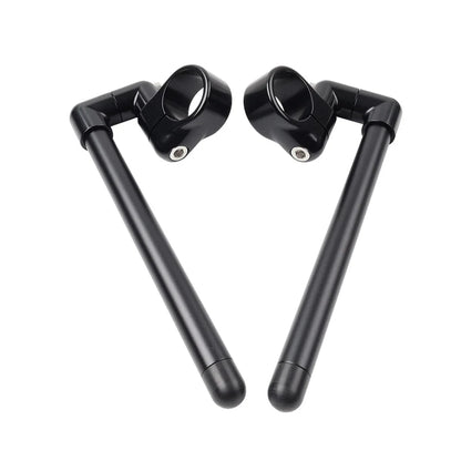 7/8" Black Clip-On Handlebar for Motorcycle Cafe Racer (Universal)