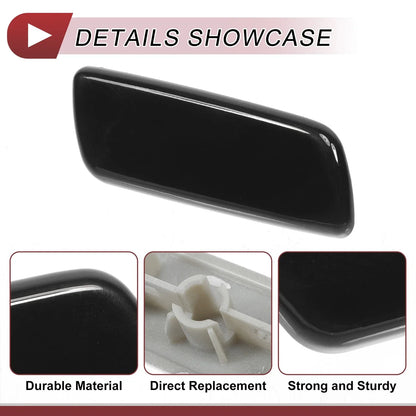 Front Right Washer Nozzle Cover for Lexus RX350 (2010-2013) Black 1 x Cap