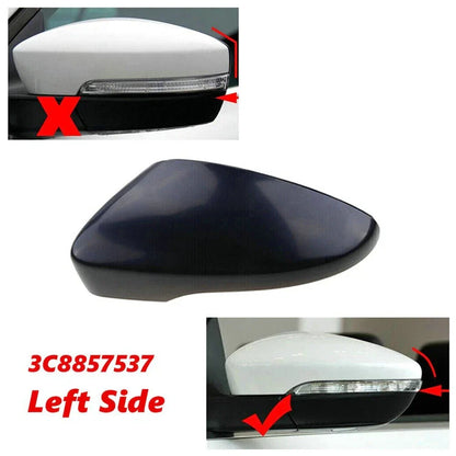 Left Rear View Mirror Cover Cap for VW CC EOS Passat (2012–2016)