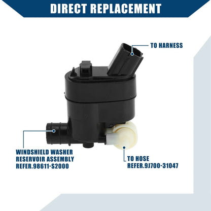 Windshield Washer Pump for Hyundai Elantra GT (2018-2020)