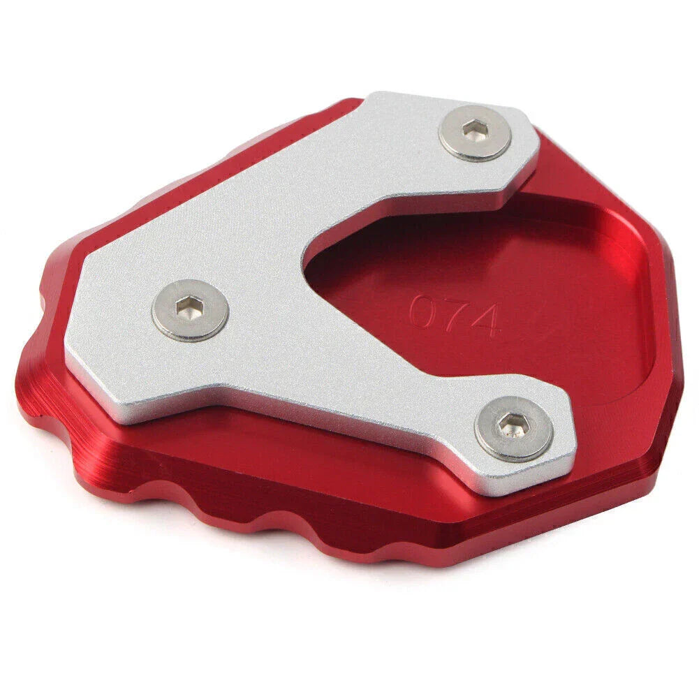Kickstand Enlarger Plate for HONDA CB500X (2019-2023) - Red CNC Aluminium