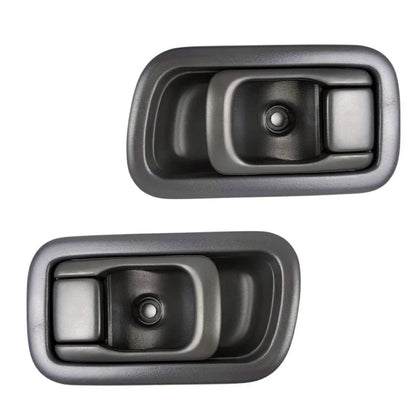 Interior Door Handle Gray Pair Fits Nissan Frontier Navara D22 Truck 1998-05 D06